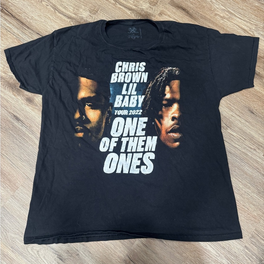 Chris Brown and Lil Baby "One Of Them Ones" 2022 Tour T-shirt